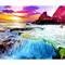 Sparkly Selections Waterfall Sunset Diamond Painting Kit, Round Diamonds